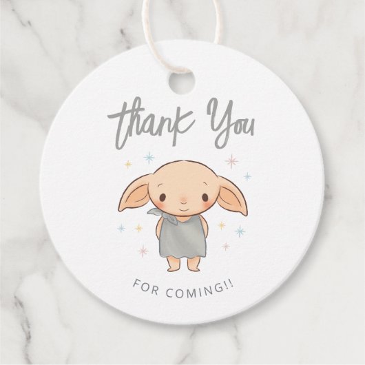 Étiquettes Cadeau Simple Harry Potter - Dobby Baby Shower (Devant)