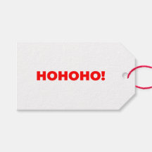 Simple HOHOHO! Texte Père Noël Rouge Noël
