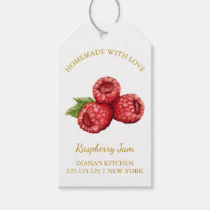 Étiquettes-cadeau Simple maison confiture de framboise Hang Tag l Bl