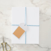 Étiquettes-cadeau simple minimal solid color custom (With Twine)