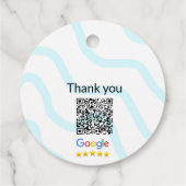 Étiquettes Cadeau Simple minimum q r code ajouter logo code d'analys (Dos)