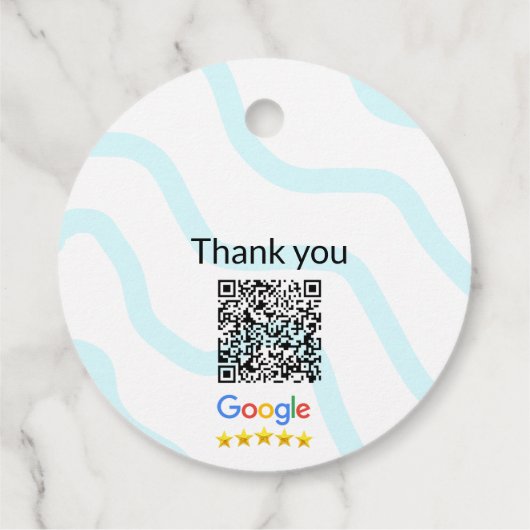 Étiquettes Cadeau Simple minimum q r code ajouter logo code d'analys (Dos)