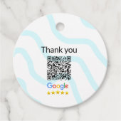 Étiquettes Cadeau Simple minimum q r code ajouter logo code d'analys (Devant)