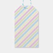 Étiquettes-cadeau Simple Pastel Happy Bunny Pâques Cute Classic (Dos)