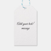 Étiquettes-cadeau simple personnalisation heureuse invitation photo (Dos)