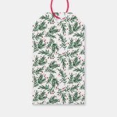 Étiquettes-cadeau Simple Rouge moderne Calligraphie Script Noël (Dos)