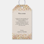 Étiquettes-cadeau Simple Russe Automne Beige Mariage accueil (Devant)