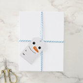 Étiquettes-cadeau Simple Snowman De (Avec de laficelle)
