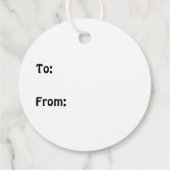 Étiquettes Cadeau Simply the Zest Cute (Dos)