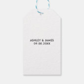 Étiquettes-cadeau Sip Sip Hooray Mariage Bubbly Champagne Glass (Dos)