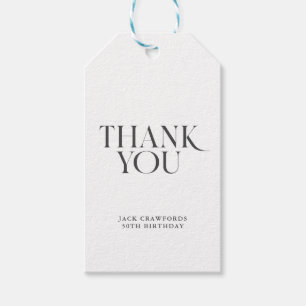 Étiquettes-cadeau Sip sip hooré moderne élégant anniversaire fête me