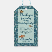 Étiquettes-cadeau Sirène (Dos)