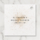 Étiquettes Cadeau Sirène cosmique mystique (Dos)