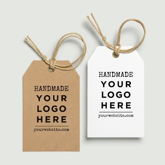 Étiquettes-cadeau Site Web artisanal Votre logo d'entreprise Produit