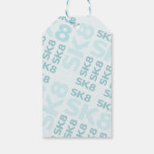 Étiquettes-cadeau Skate Park Fun Boy Fête d'anniversaire (Dos)