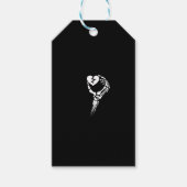 Étiquettes-cadeau Skeleton Coeur de main (Devant)