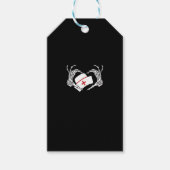 Étiquettes-cadeau Skeleton Coeur main Lazy do-it-yourself Costume d' (Devant)