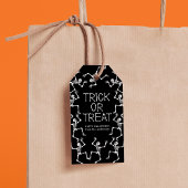 Étiquettes-cadeau Skeletons de danse éffrayante Trick or Treat Hallo