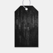 Étiquettes-cadeau Skeletons Merci gothique Bourgogne ID866 (Dos)