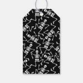 Étiquettes-cadeau Skeletons sur Black BONE APPÉTIT Favoriser