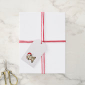 Étiquettes-cadeau Sloth Christmas Winter Animaux Slots (With Twine)