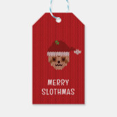 Étiquettes-cadeau Sloth Merry Slothmas Christmas Gig (Devant)
