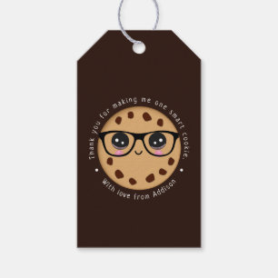 Étiquettes-cadeau Smart Cookie Enseignant Merci Cadeau appréciation