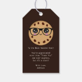 Étiquettes-cadeau Smart Cookie Enseignant Merci Cadeau appréciation (Dos)