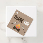 Étiquettes Cadeau S'more Amusant Avec Les Amis Bonfire Anniversaire (En situation)