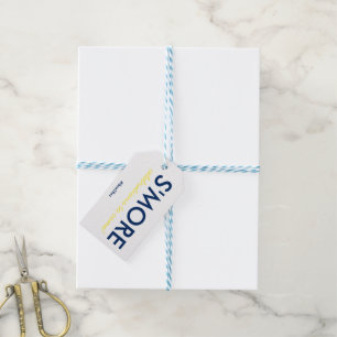 Étiquettes-cadeau S'more Célébrations à venir Fête de l'engagement F