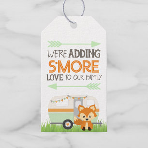 Étiquettes-cadeau S'more Love Woodland RV Camper Faver Tags