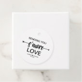 Étiquettes Cadeau S'more Mariage d'amour (En situation)