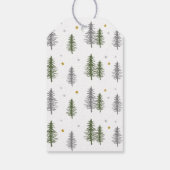 Étiquettes-cadeau S'mores Camping Feu de Campagne Verdure Anniversai (Dos)