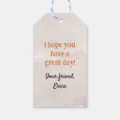 Étiquettes-cadeau S'mores fête d'anniversaire (Dos)