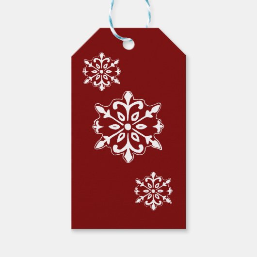 Étiquettes-cadeau Snowflake Gift Tag (Devant)