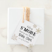 Étiquettes Cadeau Snowflake S'more Love Baby (En situation)
