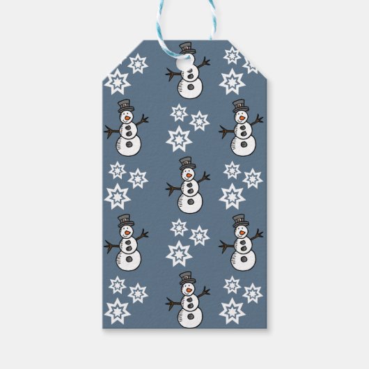 Étiquettes-cadeau Snowman (Devant)