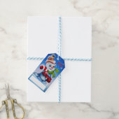 Étiquettes-cadeau Snowman (Avec de laficelle)