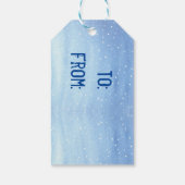 Étiquettes-cadeau Snowman (Dos)