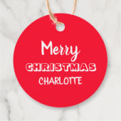 Étiquettes Cadeau Snowman Face mignon Noël festif (Dos)