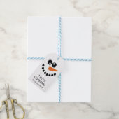 Étiquettes-cadeau Snowman visage personnalisé (Avec de laficelle)