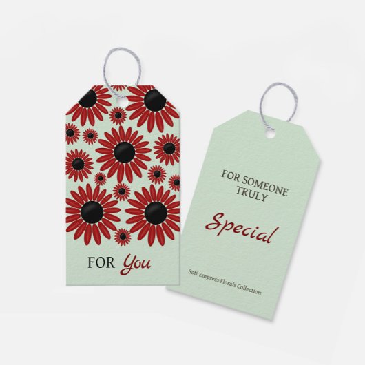 Étiquettes-cadeau Soft Empress Florals Velvet