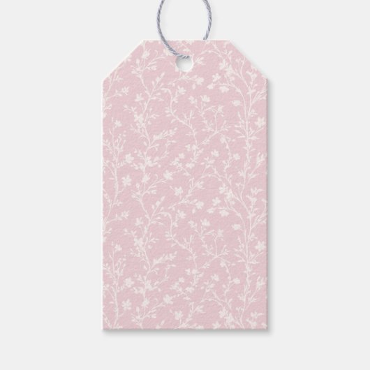 Étiquettes-cadeau Soft Meadow Neutral - Rose Pâle (Devant)