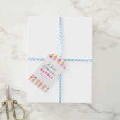 Étiquettes-cadeau Soirée à la crème glacée (Avec de laficelle)