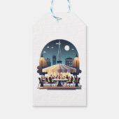 Étiquettes-cadeau Soirée À Paris (Dos)