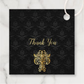 Étiquettes Cadeau Soirée chic (Dos)