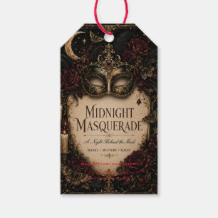 Étiquettes-cadeau Soirée de Halloween élégante gothique