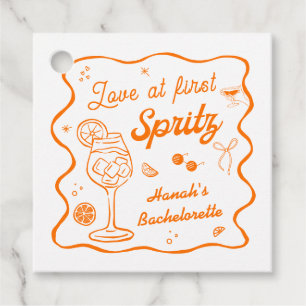 Étiquettes Cadeau Soirée de jeunes filles au Aperol spritz