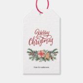 Étiquettes-cadeau Soirée de Noël personnalisée (Devant)