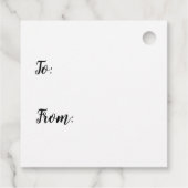 Étiquettes Cadeau Soirée Mariage Merci Vintage (Dos)